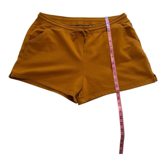 Eddie Bauer Women's Cozy Camp Fleece Shorts | Goldenrod | Size XL - Picture 7 of 10